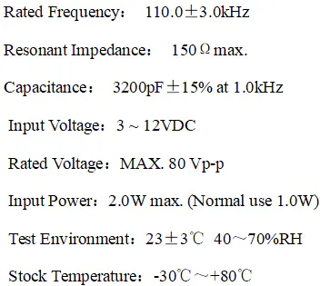 Specification for RYD-20SR-111W20-11UM