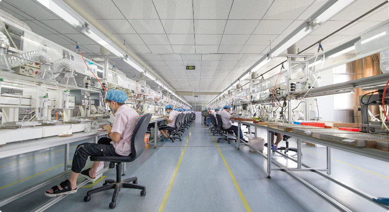 RYD production line workshop