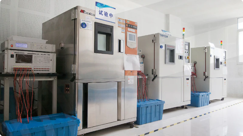Life test and temperature humidity environmental chamber at RYD factory