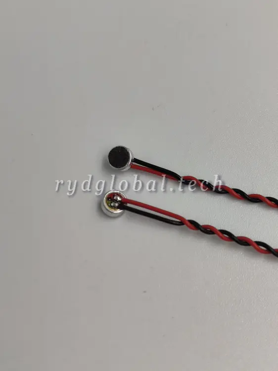 Microphones - ACBN4015CWR330C10N - Φ4.0×1.5mm Unidirectional ECM Mic for Automotive Voice
