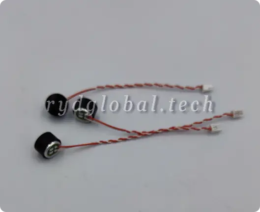 Microphones - ACMD9750BW-3M - Φ9.7×5.0mm Unidirectional ECM for Lavalier Clip-On Mics