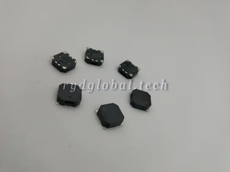 Electromagnetic Buzzers - DET8503D1CE4R20 - 8.5×8.5×3mm, 90dB@5cm, 3100Hz, 3.6V Drive