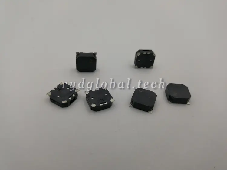 Electromagnetic Buzzers - DET8503D1D4 - 8.5×8.5×3mm, 85dB, 2730Hz, 3.6V, LCP Housing