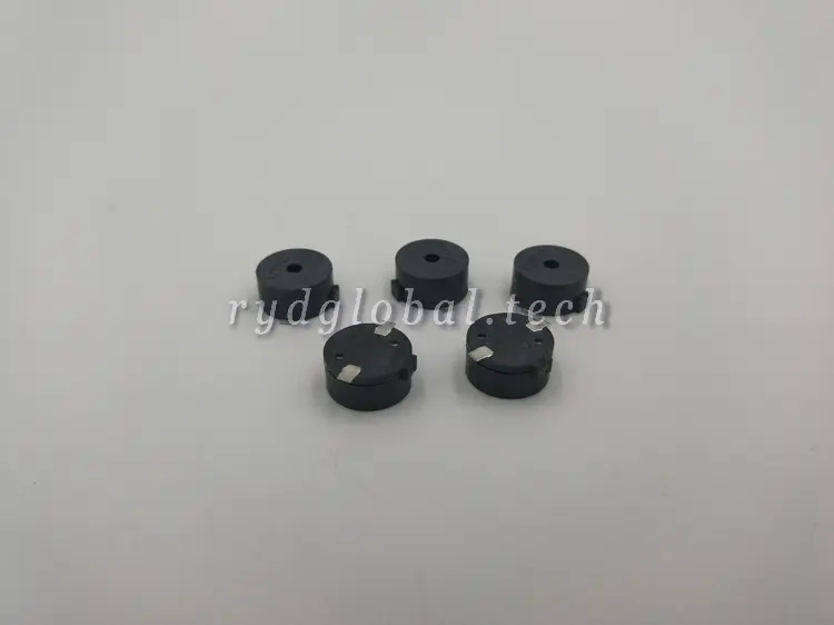 Electromagnetic Buzzers - DET9650NX-12V - 9.6×9.6×5.0mm, 12V, 85dB, 3000Hz, Au Lead