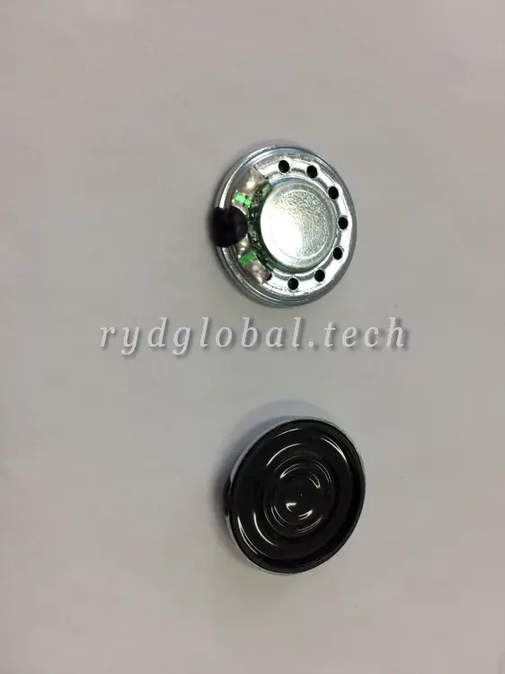 Micro Speakers - DMS2008-20 - φ20×3.0mm 0.5W 8Ω Micro Speaker, 91dB Sensitivity