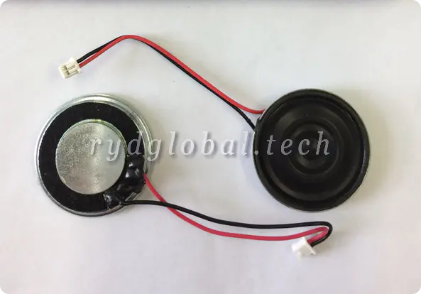 Micro Speakers - DMS2808-12WC55 - φ28×5.3mm 1W 8Ω Micro Speaker with Wire Connector