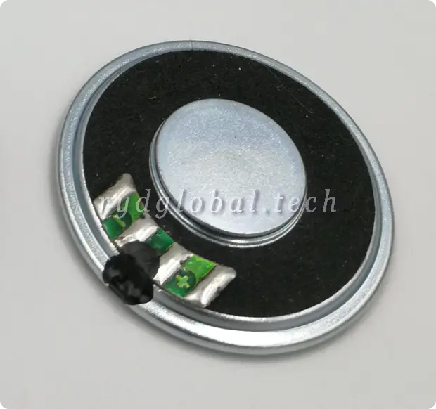 Micro Speakers - DMS3016-01 - φ30×5mm 0.5W 16Ω PEI Cone Micro Speaker, 88dB
