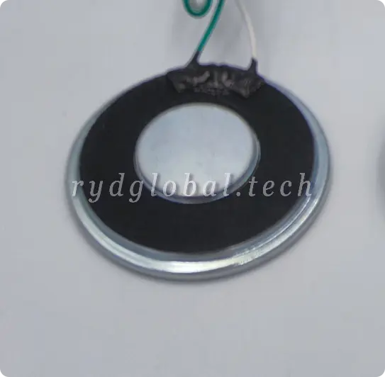 Micro Speakers - DMS3608-02D-S8 - φ36×4.6mm 1W 8Ω Micro Speaker, Spring Contacts