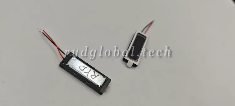 Micro Speakers - DMSP250908-08W20-02 - 25×9×3.0mm Micro Speaker for Smart Glasses, 8Ω