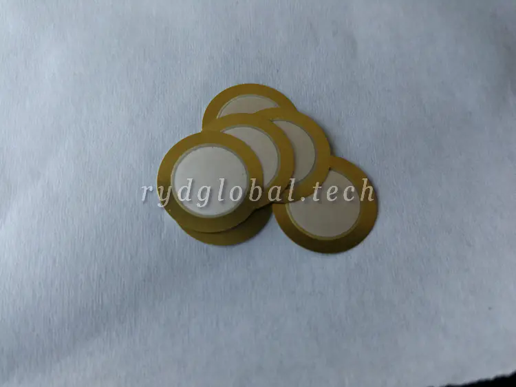 Piezoelectric Ceramic Discs - FT-12T-5.6A1 - Ø12mm Mini Piezo Ceramic Buzzer Disc 5.6kHz 15nF