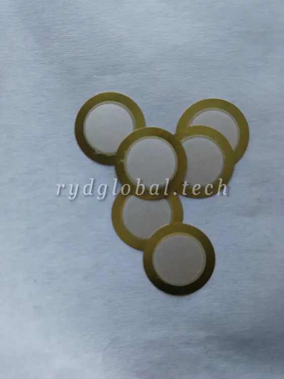 Piezoelectric Ceramic Discs - FT-15B-42TE - Ø15mm Thin Piezo Ceramic Buzzer Disc 4.2kHz 30V