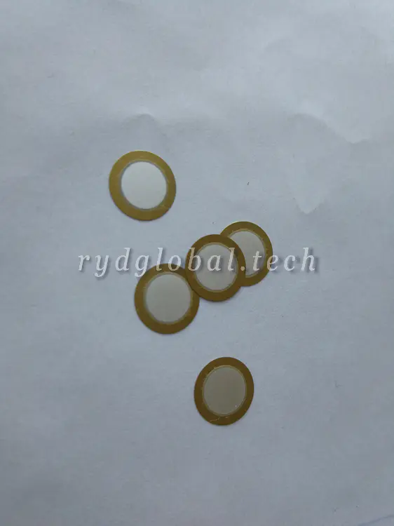 Piezoelectric Ceramic Discs - FT-20B-71E - Ø20mm Brass Piezo Ceramic Buzzer Disc 7.1kHz 30V