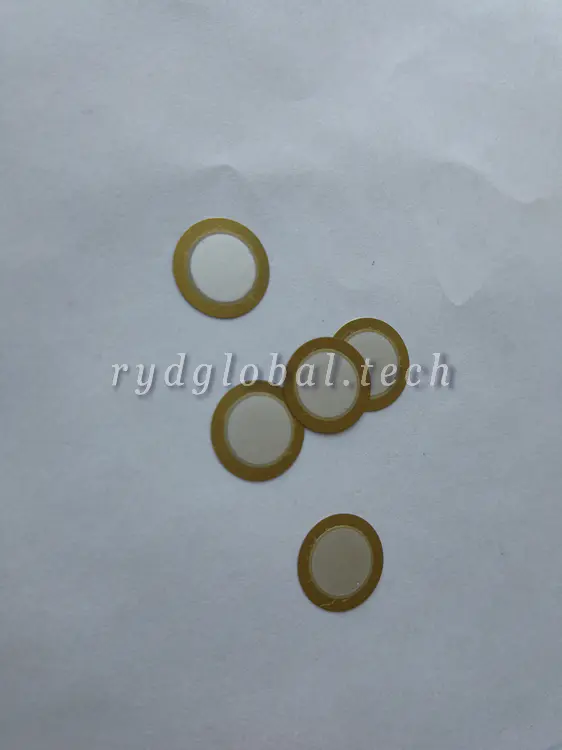 Piezoelectric Ceramic Discs - FT-22.8T-4.0E - Ø22.8mm Piezo Buzzer Disc 4.0kHz Brass Plate