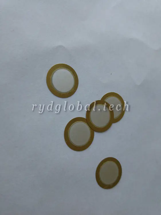 Piezoelectric Ceramic Discs - FT-24.8B-40E - Ø24.8mm Piezo Ceramic Buzzer Element 4.0kHz 35nF