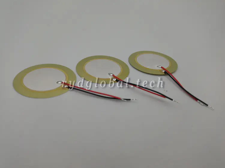 Piezoelectric Ceramic Discs - FT-32B-23E - Ø32mm Piezo Ceramic Buzzer Disc 2.3kHz 50nF