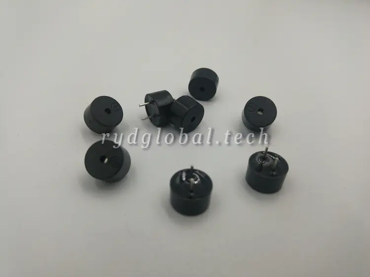 Electromagnetic Buzzers - HCM0903L-15R27 - Φ9×5.5mm, 3V, 85dB, RoHS, PBT Housing, Pin