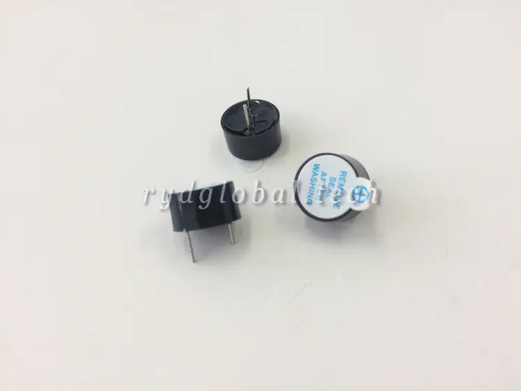 Electromagnetic Buzzers - HCM1212BX - Φ12×7.5mm, 12V, 85dB, 3000Hz, Compact Height