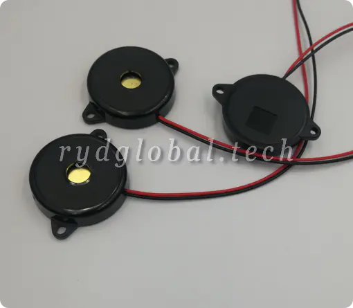 Piezoelectrics Buzzers - XY35B1209W100 - Φ34.5mm 9Vp-p 80dB 1.2kHz Element, ABS Housing Low Pitch Audio Component Part