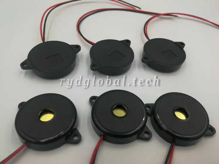 Piezoelectrics Buzzers - XYA30F3509W - Φ30mm 9Vp-p 88dB 3.5kHz Unit, ABS Housing Max Output Warning Transducer Part