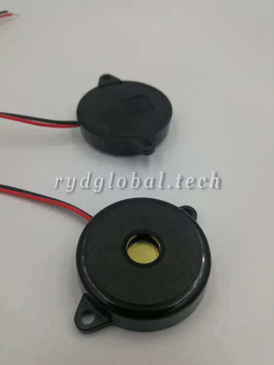 Piezoelectrics Buzzers - XYA32C5224WC100 - Φ31.6mm 24Vp-p 105-115dB 5.2kHz Part, ABS Housing HV Alarm Audio Component