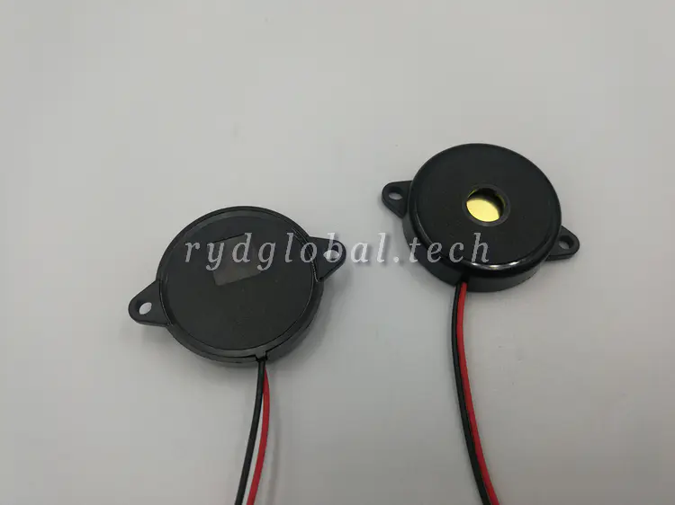 Piezoelectrics Buzzers - XYA35B1209W100 - Φ34.5mm 9Vp-p 80dB 1.2kHz Element, ABS Housing Standard 24V Sound Component