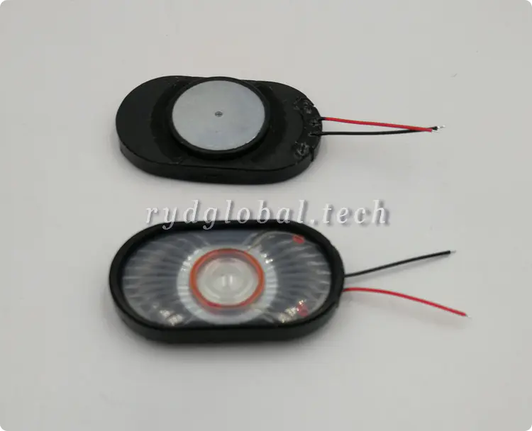 Micro Speakers - YDA2035L-8W - 20.6×35×5.25mm 2W 8Ω Racetrack Speaker, IPX7 Ready