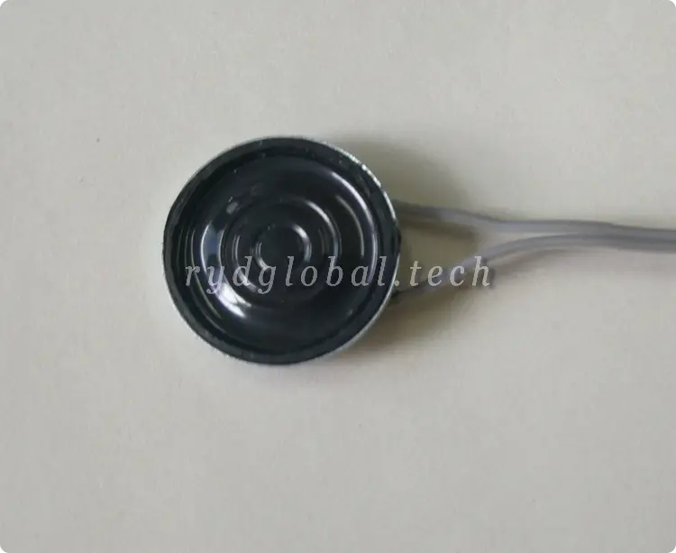 Micro Speakers - YDB28M5-1B4 - φ28×5.2mm 1W 4Ω Thin Micro Speaker, PET Cone
