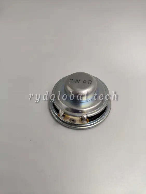 Micro Speakers - YDB40M20-2F4 - φ40×20mm 2W 4Ω Speaker, Baffle Opening 36.3mm