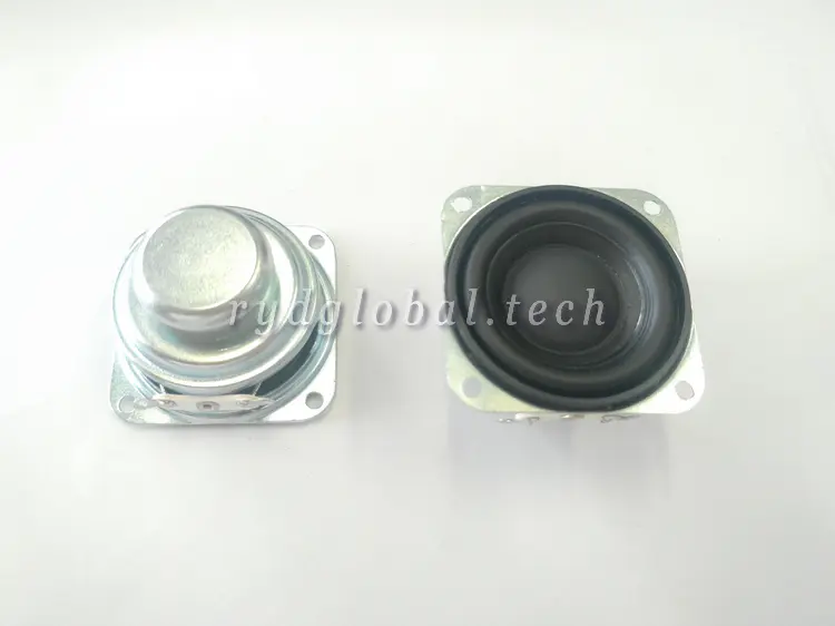 Micro Speakers - YDBA40M26-5PU4 - 40×40×26mm 5W 4Ω Deep-Bass Square Speaker